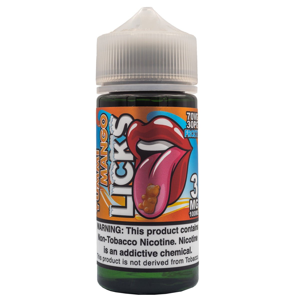 LICKS E-LIQUID FROZTY YUMMI MANGO - 100ML - EJUICEOVERSTOCK.COM