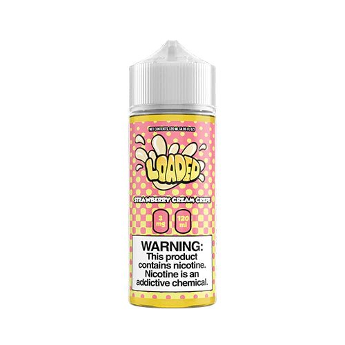 LOADED - STRAWBERRY CREAM CREPE - 120ML - EJUICEOVERSTOCK.COM
