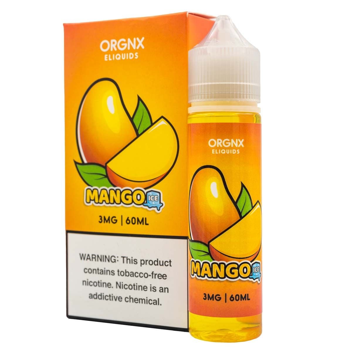 ORGNX ELIQUID - MANGO ICED - 60ML - EJUICEOVERSTOCK.COM