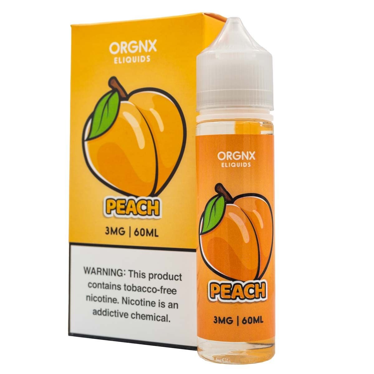 ORGNX ELIQUID - PEACH - 60ML - EJUICEOVERSTOCK.COM