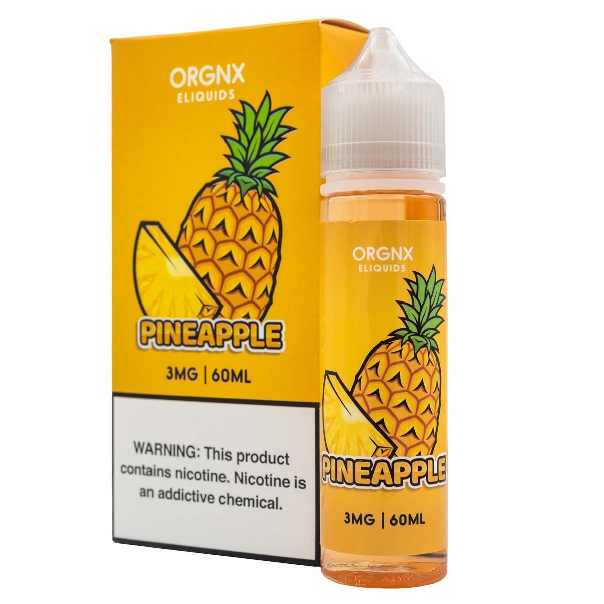 ORGNX ELIQUID - PINEAPPLE - 60ML - EJUICEOVERSTOCK.COM