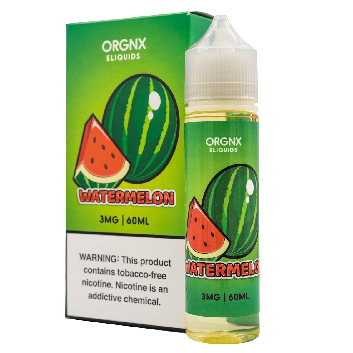 ORGNX ELIQUIDS - WATERMELON - 60ML - EJUICEOVERSTOCK.COM