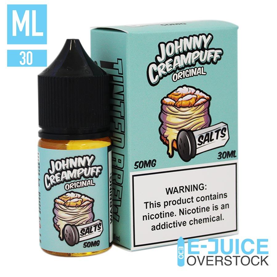 Original Johnny Cream Puff Salts by Tinted Brew 30ML Saltnic - EJUICEOVERSTOCK.COM