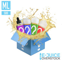 Thumbnail for OVERSTOCK MYSTERY EJUICE 500ML BUNDLE - EJUICEOVERSTOCK.COM