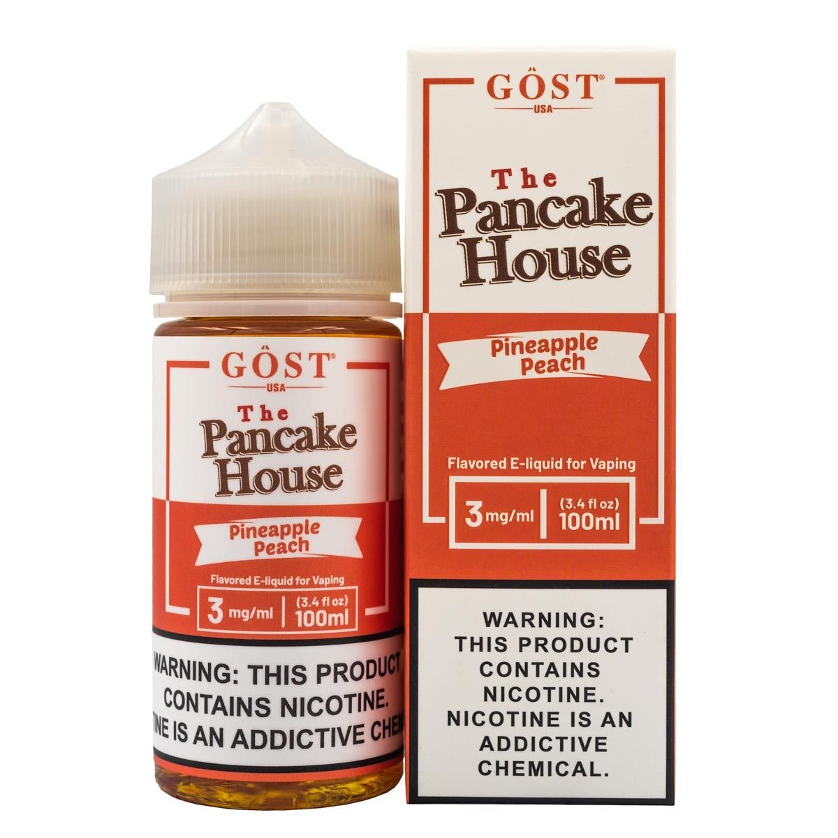 PANCAKE HOUSE EJUICE - PINEAPPLE PEACH - 100ML - EJUICEOVERSTOCK.COM