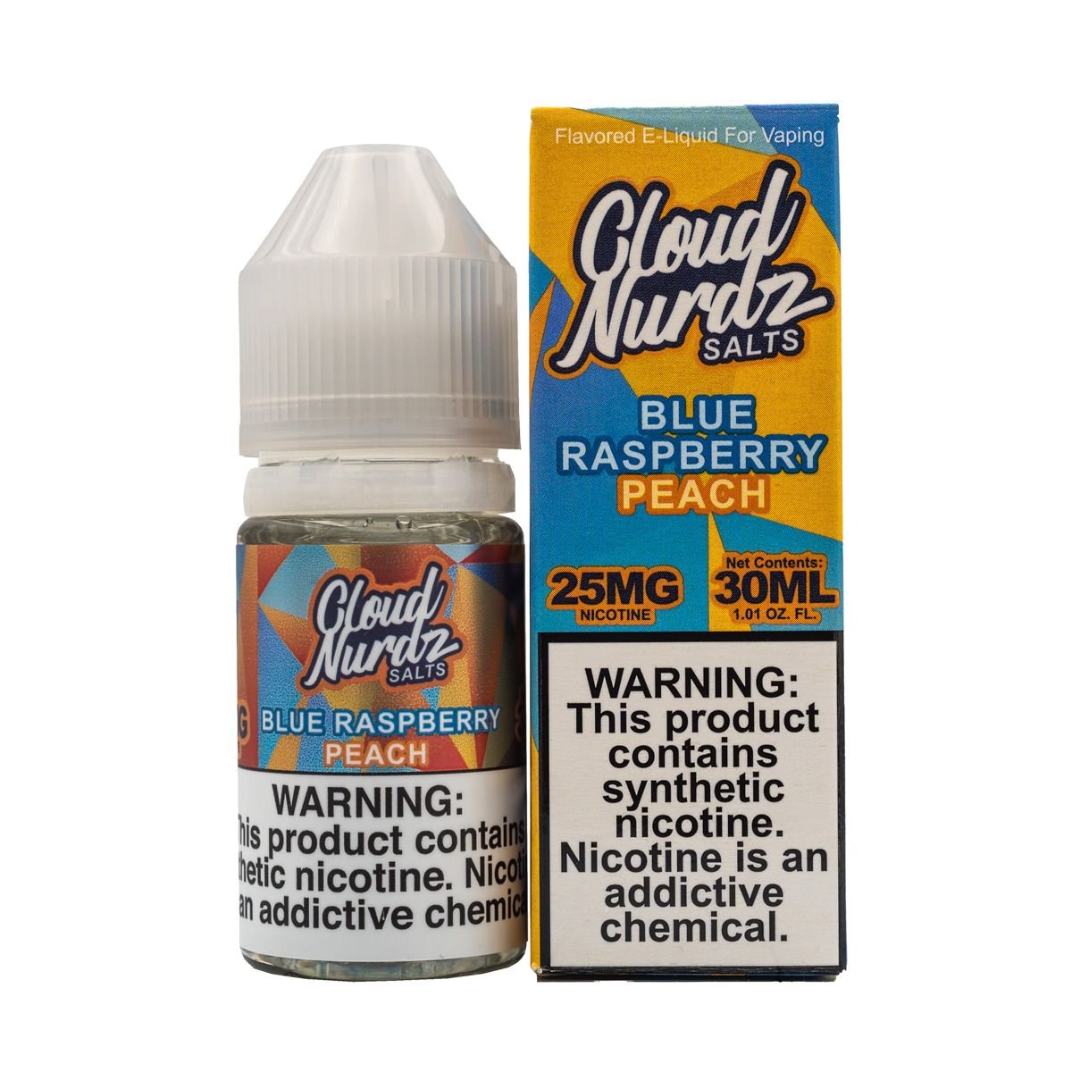 Peach Blue Razz by Cloud Nurdz Salts 30ML - EJUICEOVERSTOCK.COM