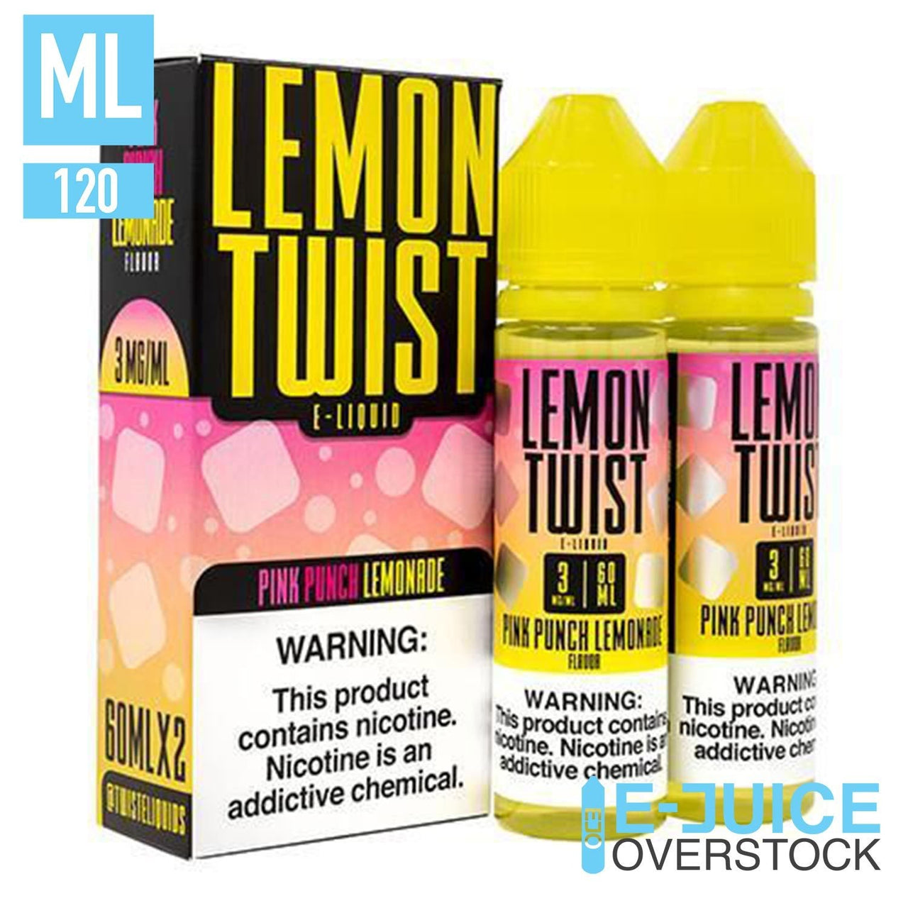 PINK NO. 1 (Pink Punch Lemonade) by Twist E-Liquids 2x60ML - EJUICEOVERSTOCK.COM
