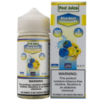 Thumbnail for POD JUICE E-LIQUID BLUE RAZZ LEMONADE - 100ML - EJUICEOVERSTOCK.COM