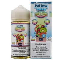 Thumbnail for POD JUICE E-LIQUID STRAWBERRY KIWI POMBERRY ICE - 100ML - EJUICEOVERSTOCK.COM