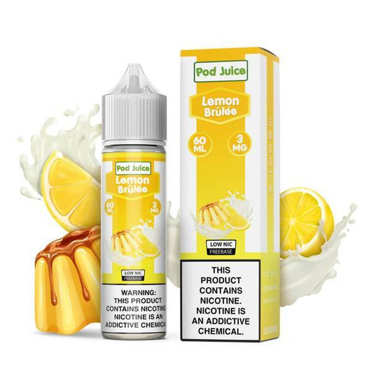 POD JUICE - LEMON BRULEE - 60ML - EJUICEOVERSTOCK.COM