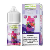 Thumbnail for POD JUICE PJ5000 - SAKURA GRAPE - 30ML - EJUICEOVERSTOCK.COM