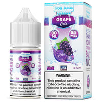 Thumbnail for POD JUICE SALT - GRAPE COLA FREEZE - 30ML - EJUICEOVERSTOCK.COM