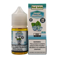 Thumbnail for POD JUICE SALT JEWEL MENTHOL - 30ML - EJUICEOVERSTOCK.COM