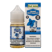 Thumbnail for POD JUICE SALT JEWEL MINT SAPPHIRE - 30ML - EJUICEOVERSTOCK.COM
