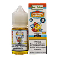 Thumbnail for POD JUICE SALT STRAWBERRY BANANA FREEZE - 30ML - EJUICEOVERSTOCK.COM