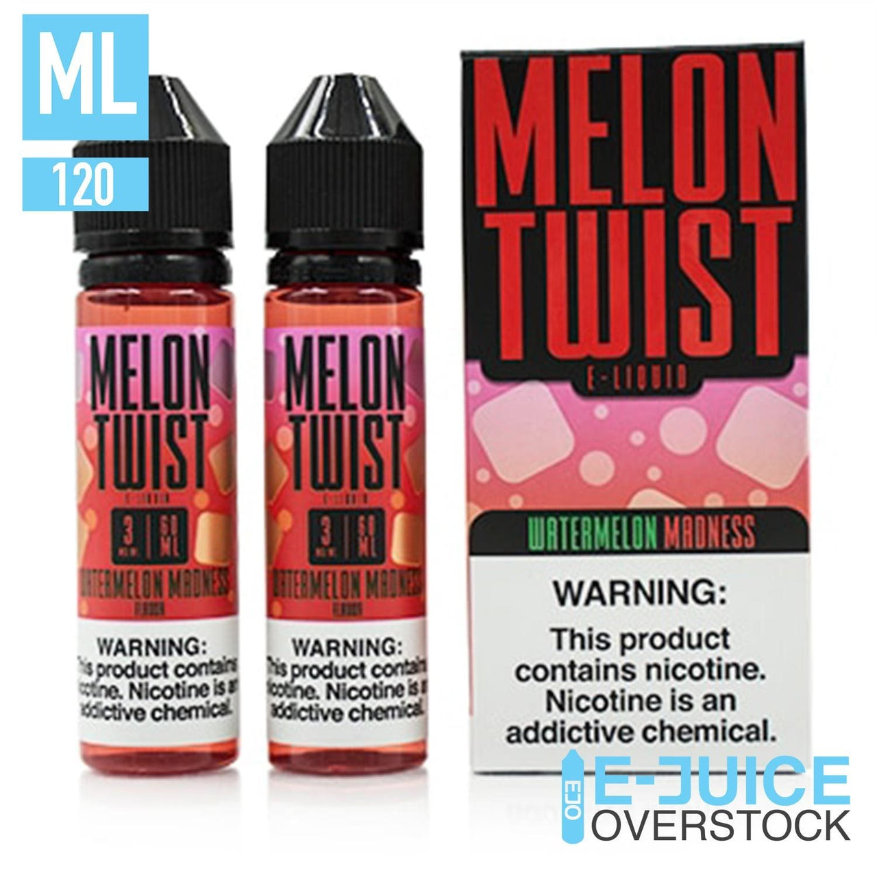 Watermelon Madness by Melon Twist 2x60ML EJUICE - EJUICE