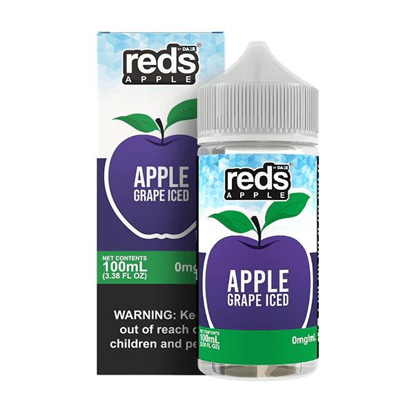 REDS APPLE EJUICE - GRAPE ICED - 100ML - EJUICEOVERSTOCK.COM