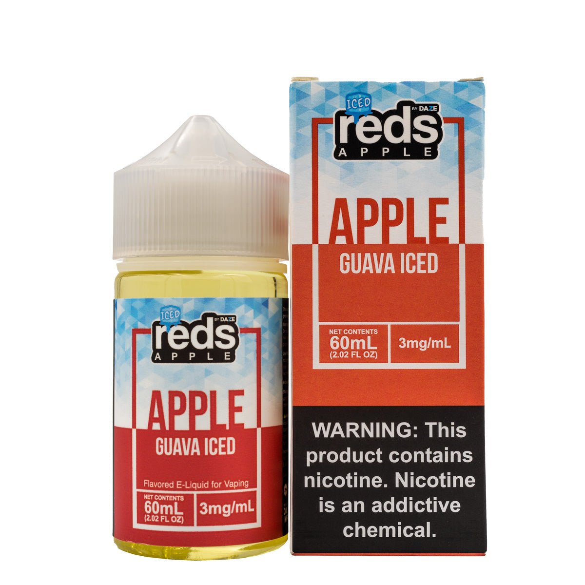 REDS E-LIQUID ICED GUAVA - 60ML - EJUICEOVERSTOCK.COM