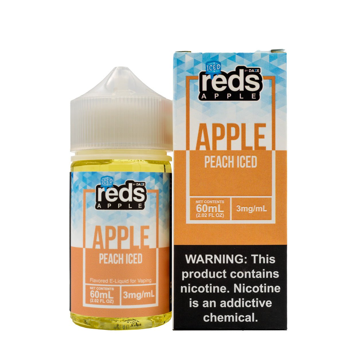 REDS E-LIQUID PEACH ICED - 60ML - EJUICEOVERSTOCK.COM
