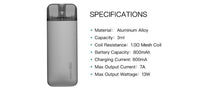 Thumbnail for RENO POD STARTER KIT by Suorin 13W - EJUICEOVERSTOCK.COM