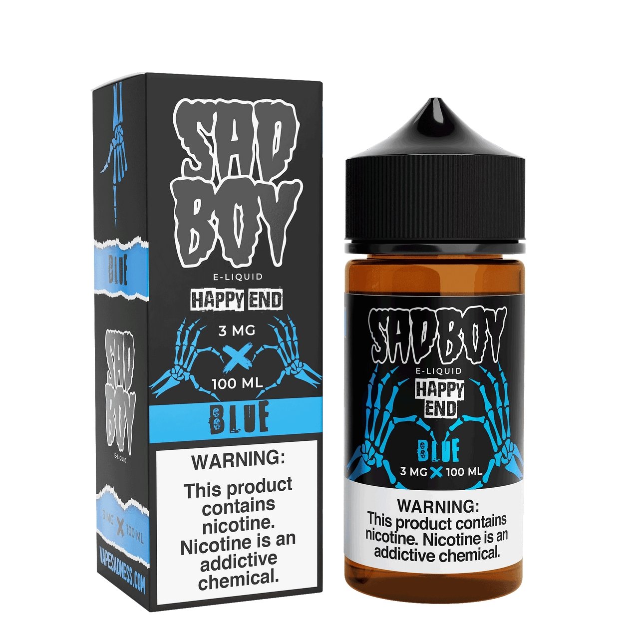SADBOY - HAPPY END BLUE - 100ML - EJUICEOVERSTOCK.COM