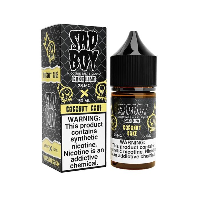 SADBOY SALTS - COCONUT CAKE - 30ML - EJUICEOVERSTOCK.COM