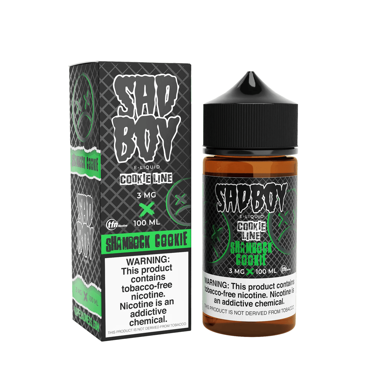 SADBOY - SHAMROCK COOKIE - 100ML - EJUICEOVERSTOCK.COM