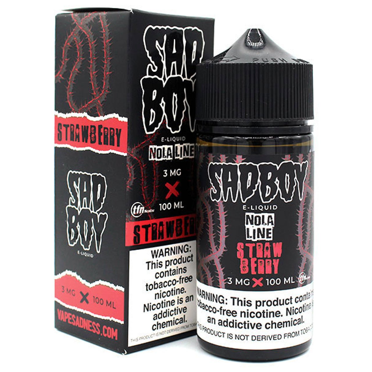 SADBOY - STRAWBERRY NOLA - 100ML - EJUICEOVERSTOCK.COM