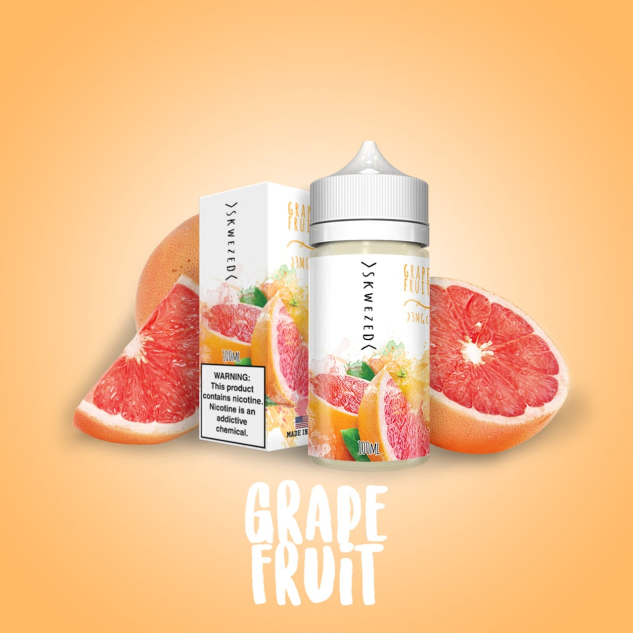 SKWEZED E-LIQUID GRAPEFRUIT - 100ML - EJUICEOVERSTOCK.COM