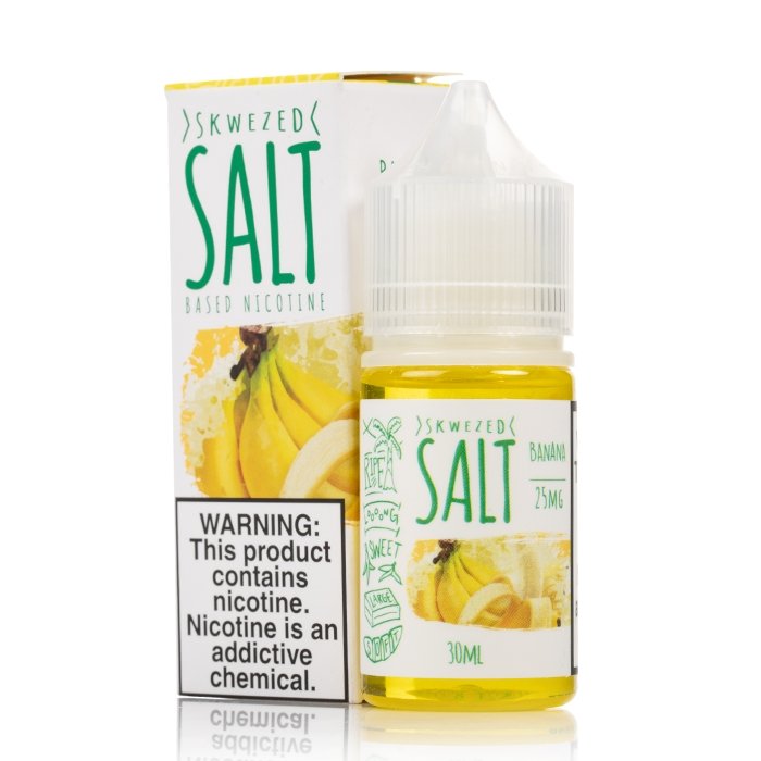 SKWEZED SALT BANANA - 30ML - EJUICEOVERSTOCK.COM