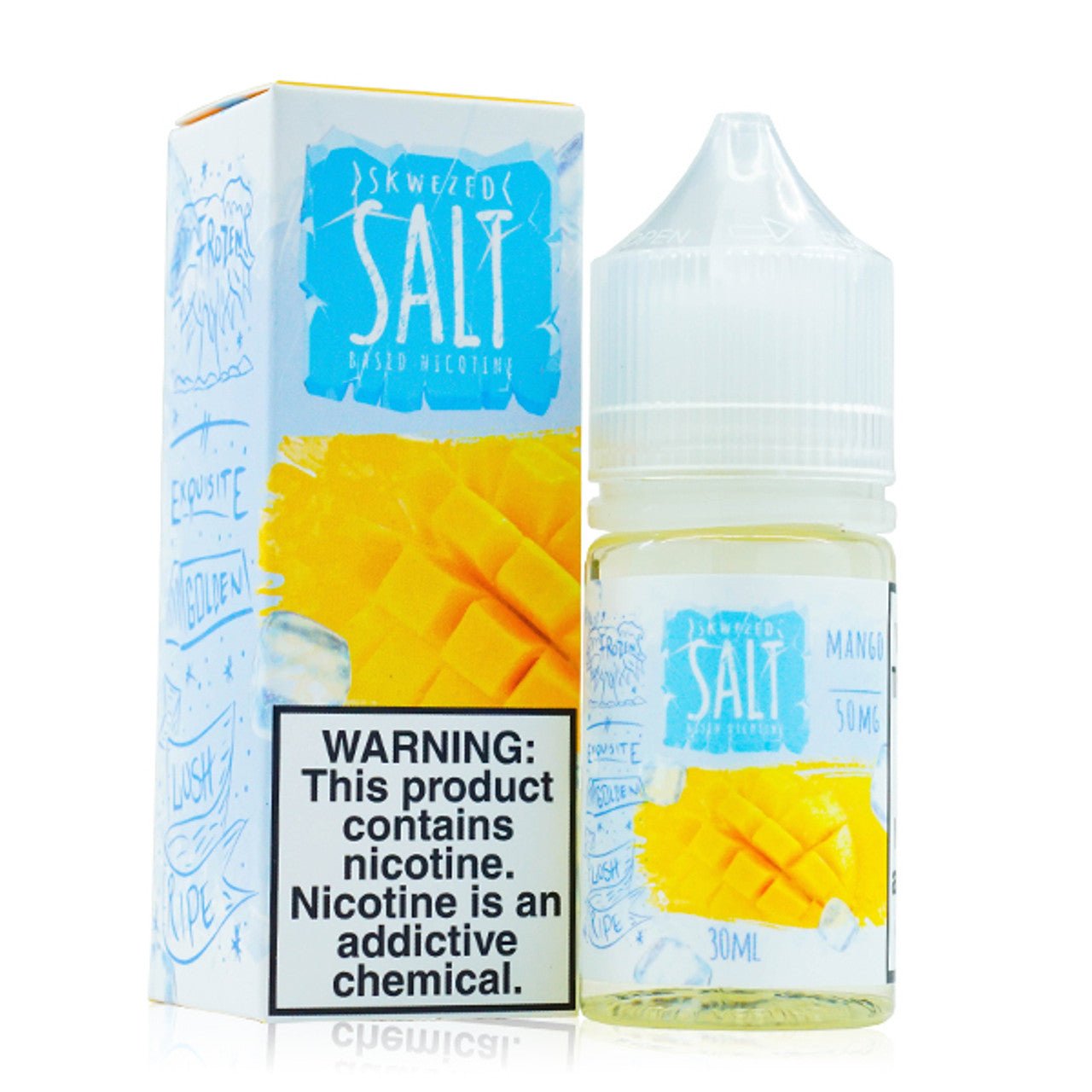 SKWEZED SALT MANGO ICE - 30ML - EJUICEOVERSTOCK.COM
