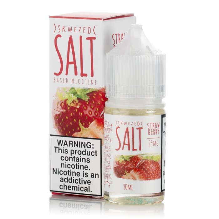 SKWEZED SALT STRAWBERRY - 30ML - EJUICEOVERSTOCK.COM