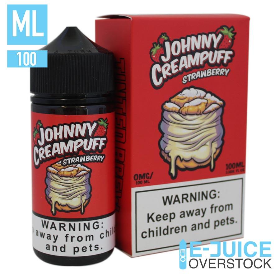 Strawberry Johnny Cream Puff by Tinted Brew 100ML - EJUICEOVERSTOCK.COM