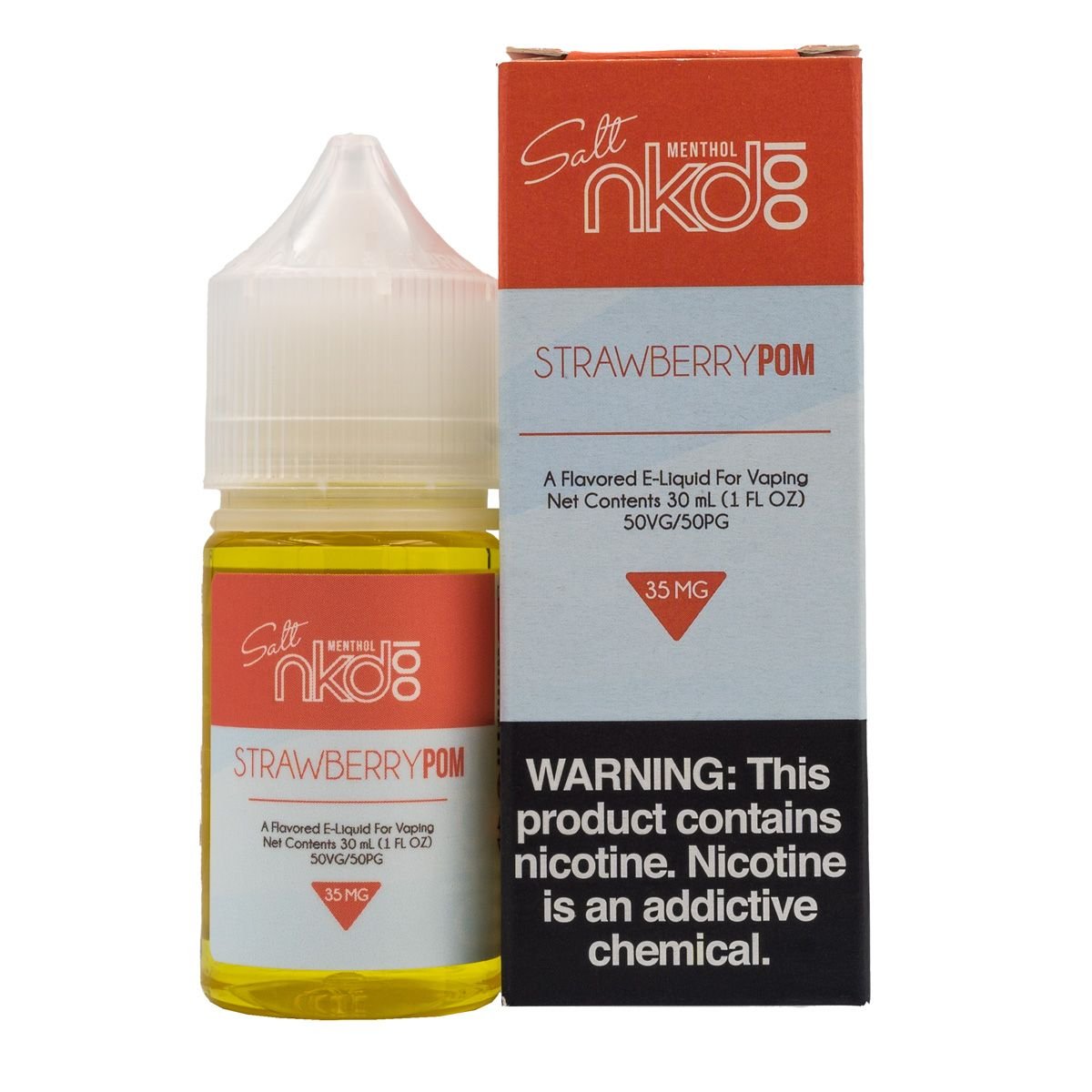 STRAWBERRY POM by NKD 100 Saltnic 30ML - EJUICEOVERSTOCK.COM