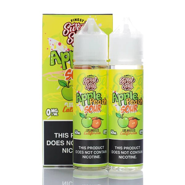 THE FINEST E-LIQUID APPLE PEACH RINGS - 120ML - EJUICEOVERSTOCK.COM