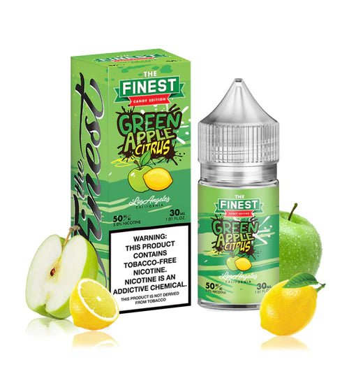 THE FINEST SALTNIC GREEN APPLE CITRUS - 30ML - EJUICEOVERSTOCK.COM