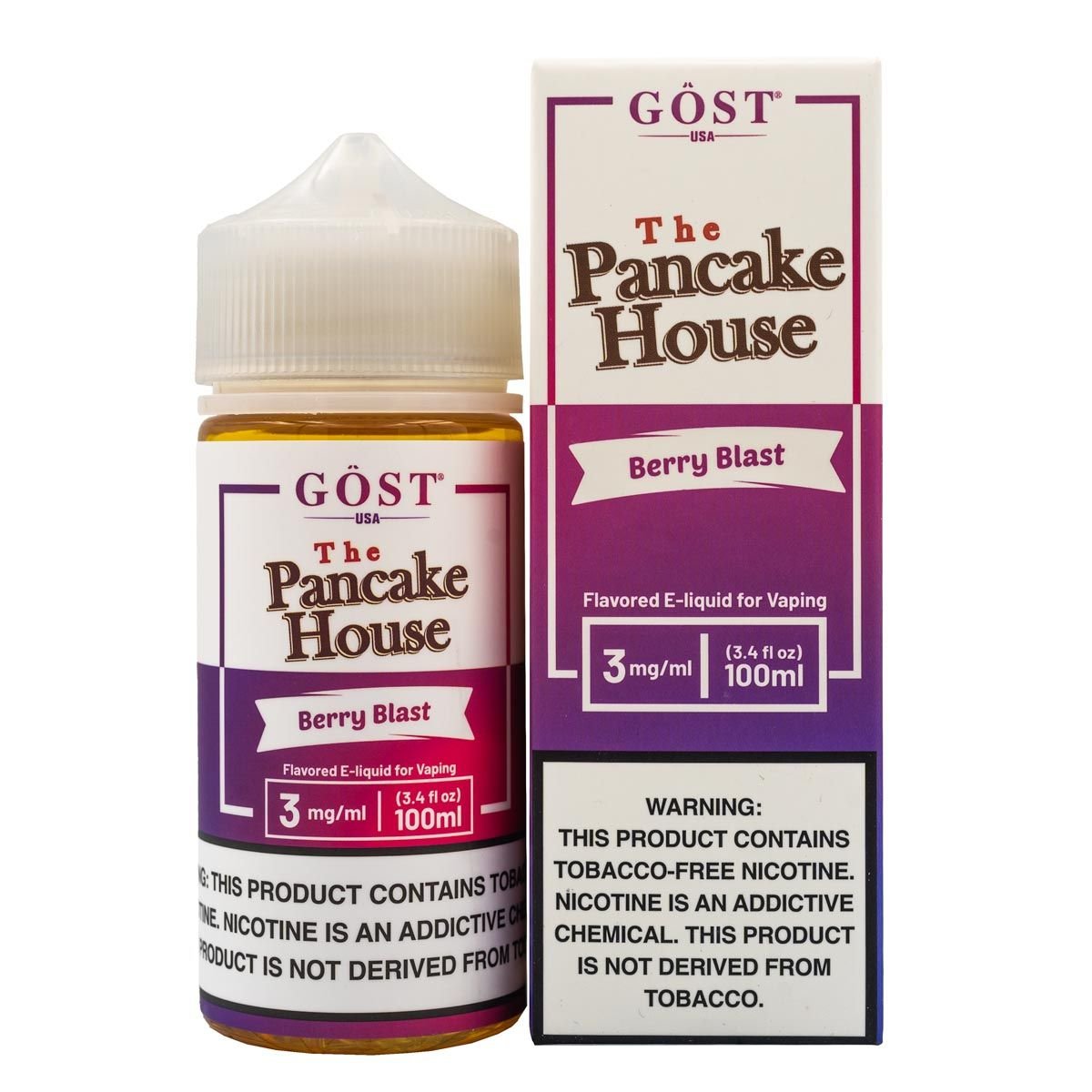 THE PANCAKE HOUSE - BERRY BLAST - 100ML - EJUICEOVERSTOCK.COM