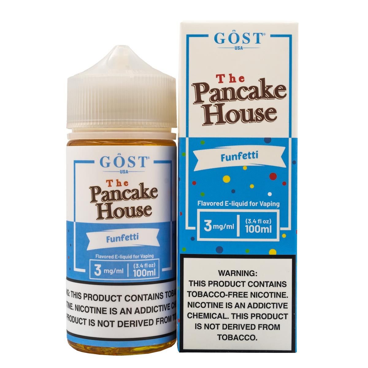 THE PANCAKE HOUSE - FUNFETTI - 100ML - EJUICEOVERSTOCK.COM