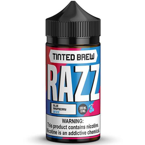 TINTED BREW E-LIQUID RAZZ ICE - 100ML - EJUICEOVERSTOCK.COM