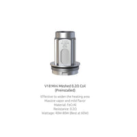 Thumbnail for V18 MINI MESH REPLACEMENT COILS by Smok - EJUICEOVERSTOCK.COM