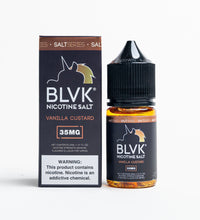 Thumbnail for Vanilla Custard by BLVK 30ML Saltnic - EJUICEOVERSTOCK.COM