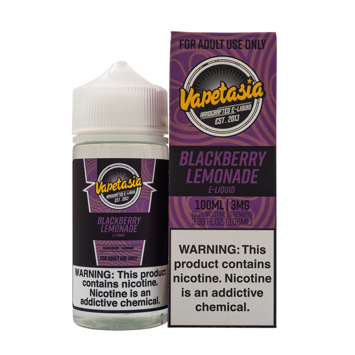 VAPETASIA E-LIQUID BLACKBERRY LEMONADE - 100ML - EJUICEOVERSTOCK.COM