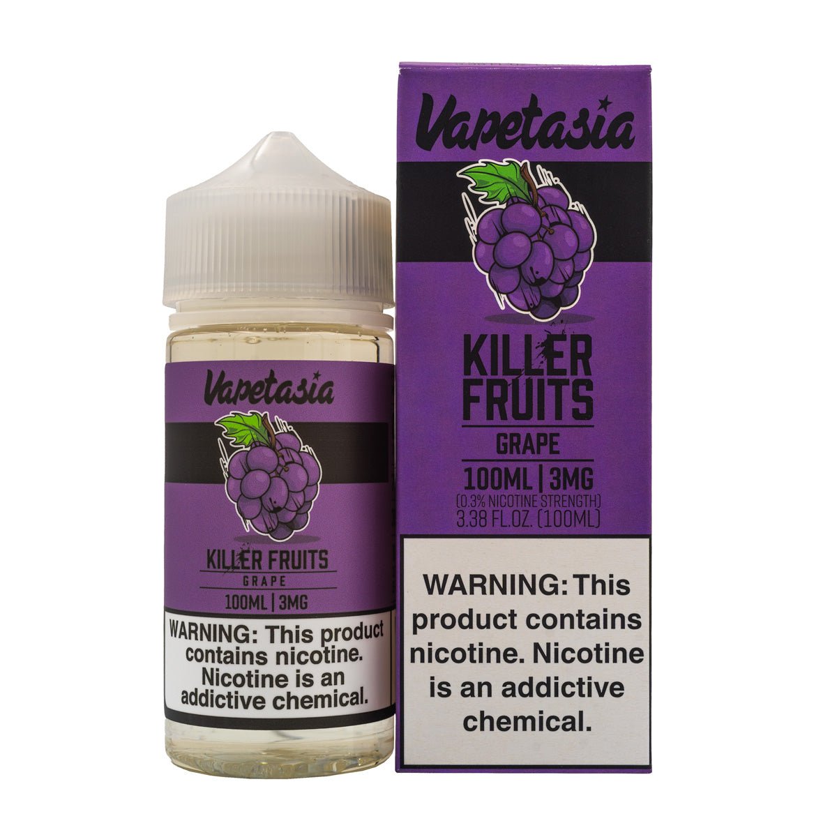 VAPETASIA E-LIQUID GRAPE - 100ML - EJUICEOVERSTOCK.COM