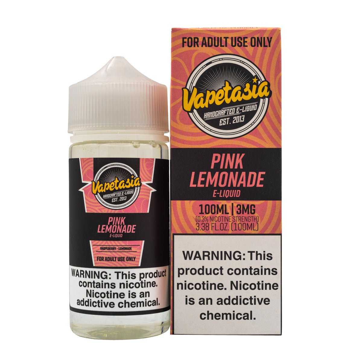 VAPETASIA E-LIQUID PINK LEMONADE - 100ML - EJUICEOVERSTOCK.COM