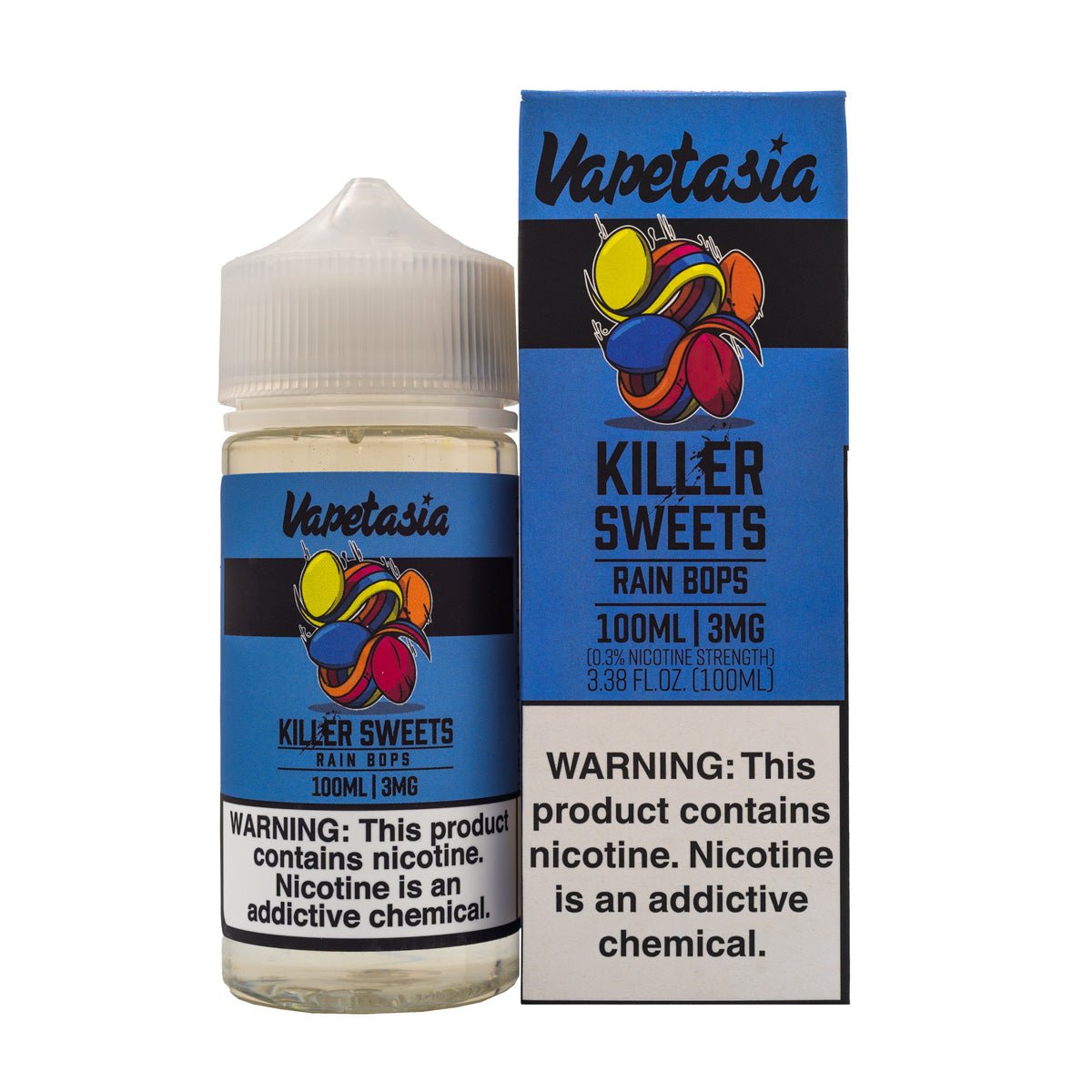 VAPETASIA E-LIQUID RAIN BOPS - 100ML - EJUICEOVERSTOCK.COM