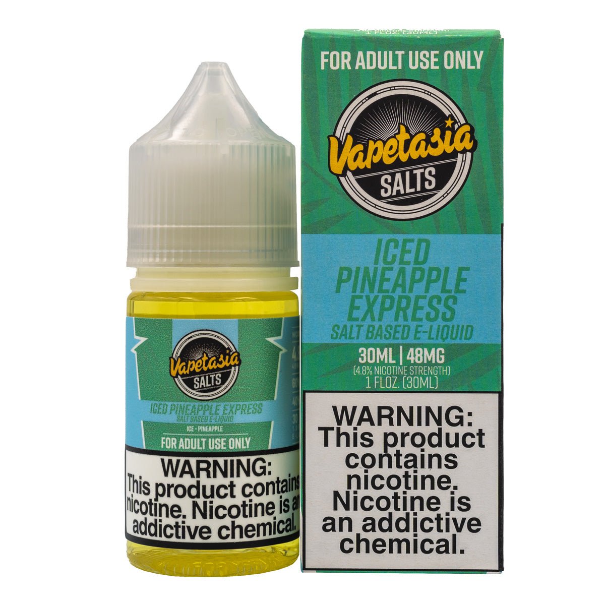 VAPETASIA SALT ICED PINEAPPLE EXPRESS - 30ML - EJUICEOVERSTOCK.COM