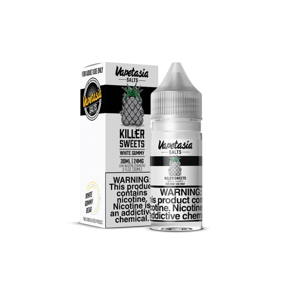 VAPETASIA SALT WHITE GUMMI - 30ML - EJUICEOVERSTOCK.COM