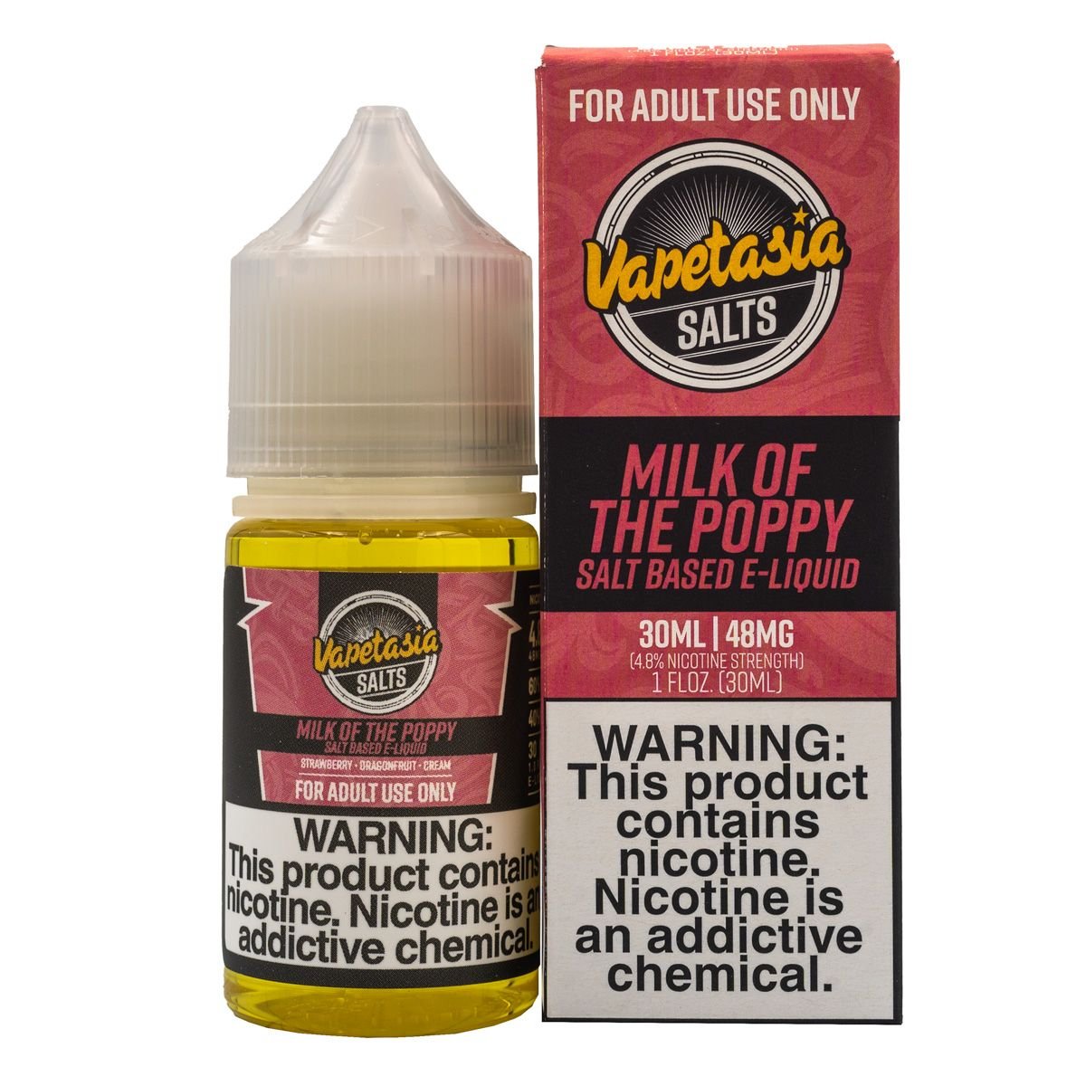 VAPETASIA SALTS MILK OF THE POPPY - 30ML - EJUICEOVERSTOCK.COM