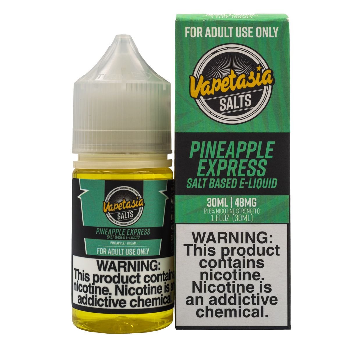 VAPETASIA SALTS PINEAPPLE EXPRESS - 30ML - EJUICEOVERSTOCK.COM