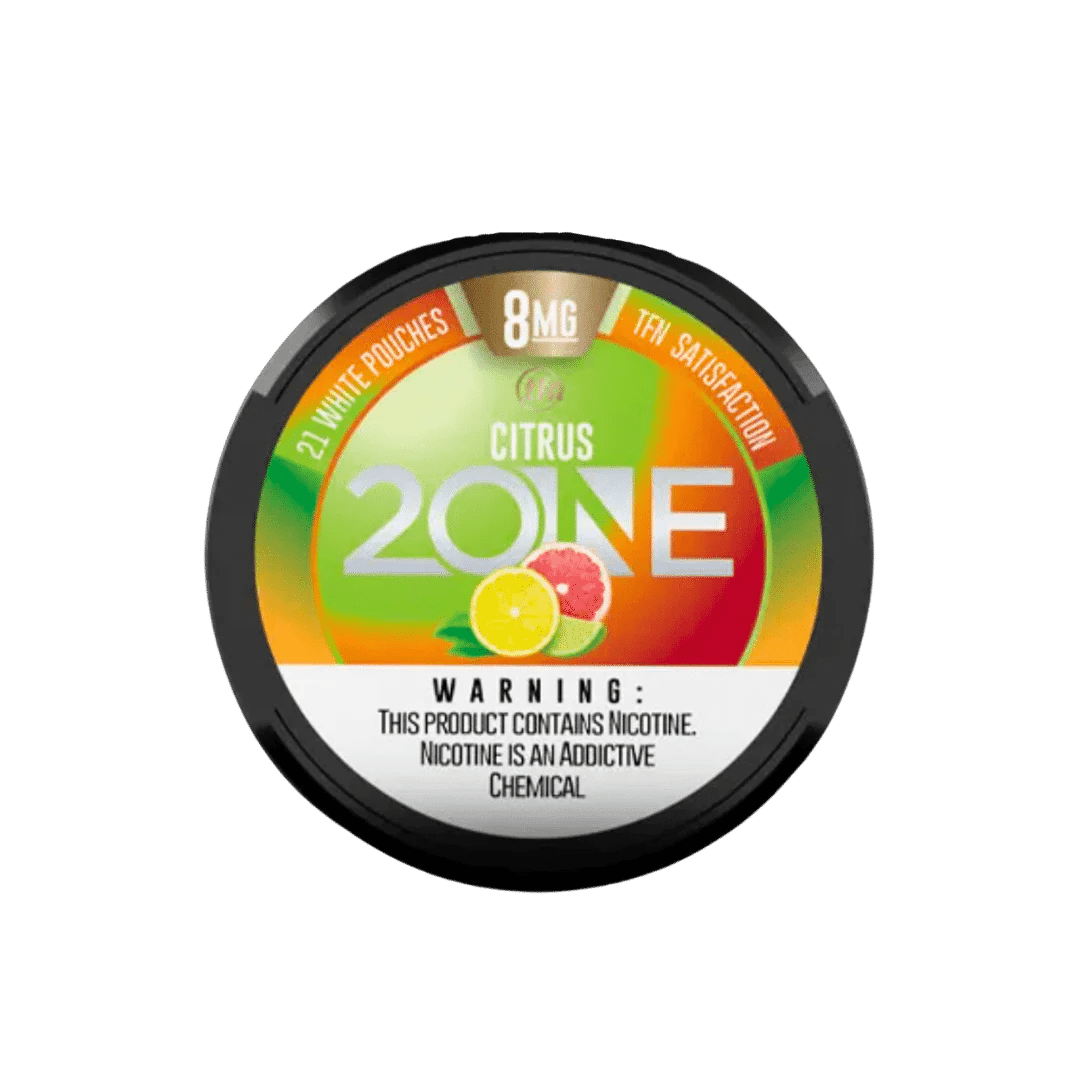 2ONE NICOTINE POUCHES - CITRUS - EJUICEOVERSTOCK.COM